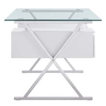 Load image into Gallery viewer, Sector 71" Glass Top Glass Office Desk by Modway