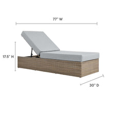 Load image into Gallery viewer, Convene Outdoor Patio Chaise Lounge Chair by Modway