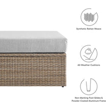 Load image into Gallery viewer, Convene Outdoor Patio Rectangle Ottoman by Modway