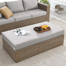 Load image into Gallery viewer, Convene Outdoor Patio Rectangle Ottoman by Modway
