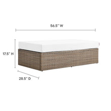 Load image into Gallery viewer, Convene Outdoor Patio Rectangle Ottoman by Modway
