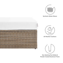 Load image into Gallery viewer, Convene Outdoor Patio Rectangle Ottoman by Modway
