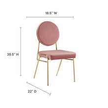 Load image into Gallery viewer, Craft Performance Velvet Dining Side Chair by Modway
