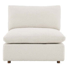 Load image into Gallery viewer, Commix Down Filled Overstuffed Boucle Fabric Armless Chair by Modway