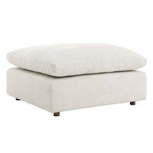 Load image into Gallery viewer, Commix Down Filled Overstuffed Boucle Fabric Ottoman by Modway