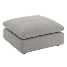 Load image into Gallery viewer, Commix Down Filled Overstuffed Boucle Fabric Ottoman by Modway