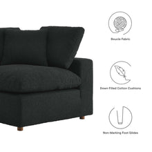 Load image into Gallery viewer, Commix Down Filled Overstuffed Boucle Fabric Corner Chair by Modway