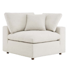 Load image into Gallery viewer, Commix Down Filled Overstuffed Boucle Fabric Corner Chair by Modway