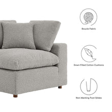 Load image into Gallery viewer, Commix Down Filled Overstuffed Boucle Fabric Corner Chair by Modway