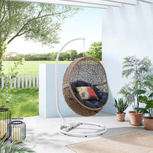 Load image into Gallery viewer, Encase Outdoor Patio Rattan Swing Chair by Modway