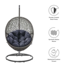 Load image into Gallery viewer, Encase Outdoor Patio Rattan Swing Chair by Modway