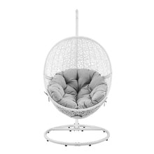 Load image into Gallery viewer, Encase Outdoor Patio Rattan Swing Chair by Modway