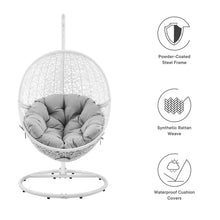 Load image into Gallery viewer, Encase Outdoor Patio Rattan Swing Chair by Modway