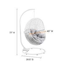 Load image into Gallery viewer, Encase Outdoor Patio Rattan Swing Chair by Modway
