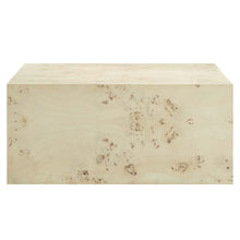 Load image into Gallery viewer, Cosmos 36" Square Burl Wood Coffee Table by Modway