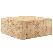 Load image into Gallery viewer, Cosmos 36" Square Burl Wood Coffee Table by Modway