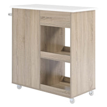 Load image into Gallery viewer, Culinary Kitchen Cart With Towel Bar by Modway