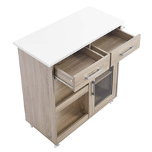 Load image into Gallery viewer, Culinary Kitchen Cart With Towel Bar by Modway