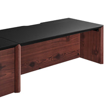 Load image into Gallery viewer, Kinetic 38" Wall-Mount Office Desk With Cabinet and Shelf by Modway