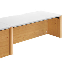 Load image into Gallery viewer, Kinetic 38" Wall-Mount Office Desk With Cabinet and Shelf by Modway