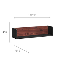Load image into Gallery viewer, Kinetic 49" Wall-Mount Office Desk With Cabinet and Shelf by Modway