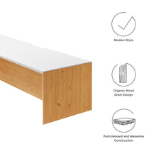 Load image into Gallery viewer, Kinetic 49" Wall-Mount Office Desk With Cabinet and Shelf by Modway