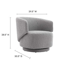 Load image into Gallery viewer, Celestia Boucle Fabric Swivel Chair by Modway