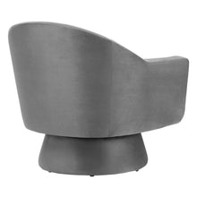 Load image into Gallery viewer, Astral Performance Velvet Fabric and Wood Swivel Chair by Modway
