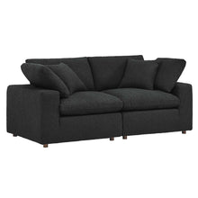 Load image into Gallery viewer, Commix Down Filled Overstuffed Boucle Fabric Loveseat by Modway