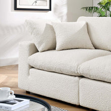 Load image into Gallery viewer, Commix Down Filled Overstuffed Boucle Fabric Loveseat by Modway
