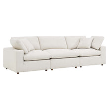 Load image into Gallery viewer, Commix Down Filled Overstuffed Boucle Fabric 3-Seater Sofa by Modway