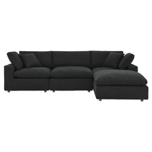 Load image into Gallery viewer, Commix 4-Piece Down Filled Overstuffed Boucle Fabric Sectional Sofa by Modway