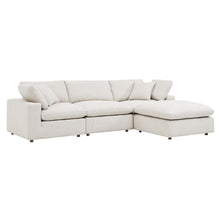 Load image into Gallery viewer, Commix 4-Piece Down Filled Overstuffed Boucle Fabric Sectional Sofa by Modway