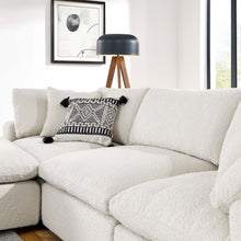Load image into Gallery viewer, Commix 4-Piece Down Filled Overstuffed Boucle Fabric Sectional Sofa by Modway