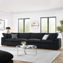 Load image into Gallery viewer, Commix Down Filled Overstuffed Boucle Fabric 4-Seater Sofa by Modway