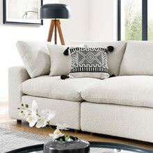 Load image into Gallery viewer, Commix Down Filled Overstuffed Boucle Fabric 4-Seater Sofa by Modway