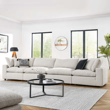 Load image into Gallery viewer, Commix Down Filled Overstuffed Boucle Fabric 4-Seater Sofa by Modway