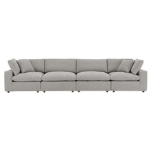 Load image into Gallery viewer, Commix Down Filled Overstuffed Boucle Fabric 4-Seater Sofa by Modway