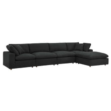 Load image into Gallery viewer, Commix 5-Piece Down Filled Overstuffed Boucle Fabric Sectional Sofa by Modway