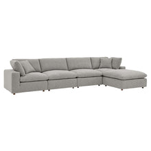 Load image into Gallery viewer, Commix 5-Piece Down Filled Overstuffed Boucle Fabric Sectional Sofa by Modway