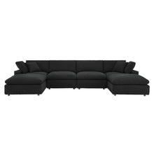 Load image into Gallery viewer, Commix 6-Piece Down Filled Overstuffed Boucle Sectional Sofa by Modway