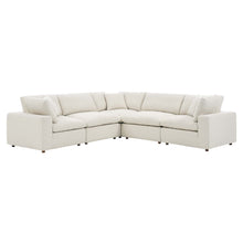 Load image into Gallery viewer, Commix 5-Piece Down Filled Overstuffed Boucle Sectional Sofa by Modway