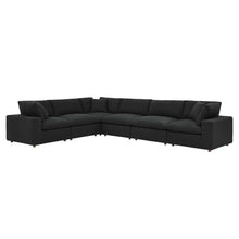 Load image into Gallery viewer, Commix 6-Piece Down Filled Overstuffed Boucle Fabric Sectional Sofa by Modway