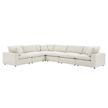 Load image into Gallery viewer, Commix 6-Piece Down Filled Overstuffed Boucle Fabric Sectional Sofa by Modway
