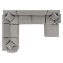 Load image into Gallery viewer, Commix 7-Piece Down Filled Overstuffed Boucle Sectional Sofa by Modway