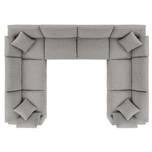 Load image into Gallery viewer, Commix 8-Piece Down Filled Overstuffed Boucle Fabric Sectional Sofa by Modway