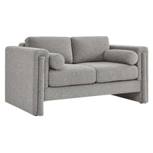 Load image into Gallery viewer, Visible Boucle Fabric Loveseat by Modway