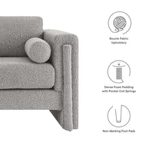 Load image into Gallery viewer, Visible Boucle Fabric Loveseat by Modway