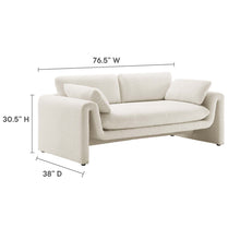 Load image into Gallery viewer, Waverly Boucle Fabric Sofa by Modway