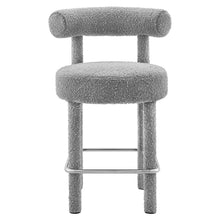 Load image into Gallery viewer, Toulouse Boucle Fabric Counter Stool by Modway